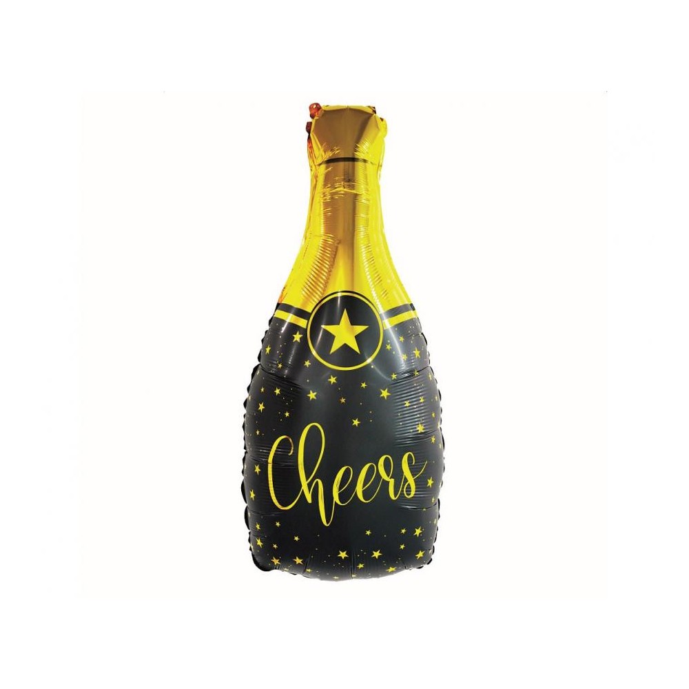 Celebrate B&C Champagne Cheers Champagne Bottle Foil Balloon 76 cm