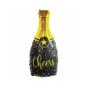 Celebrate B&C Champagne Cheers Champagne Bottle Foil Balloon 76 cm