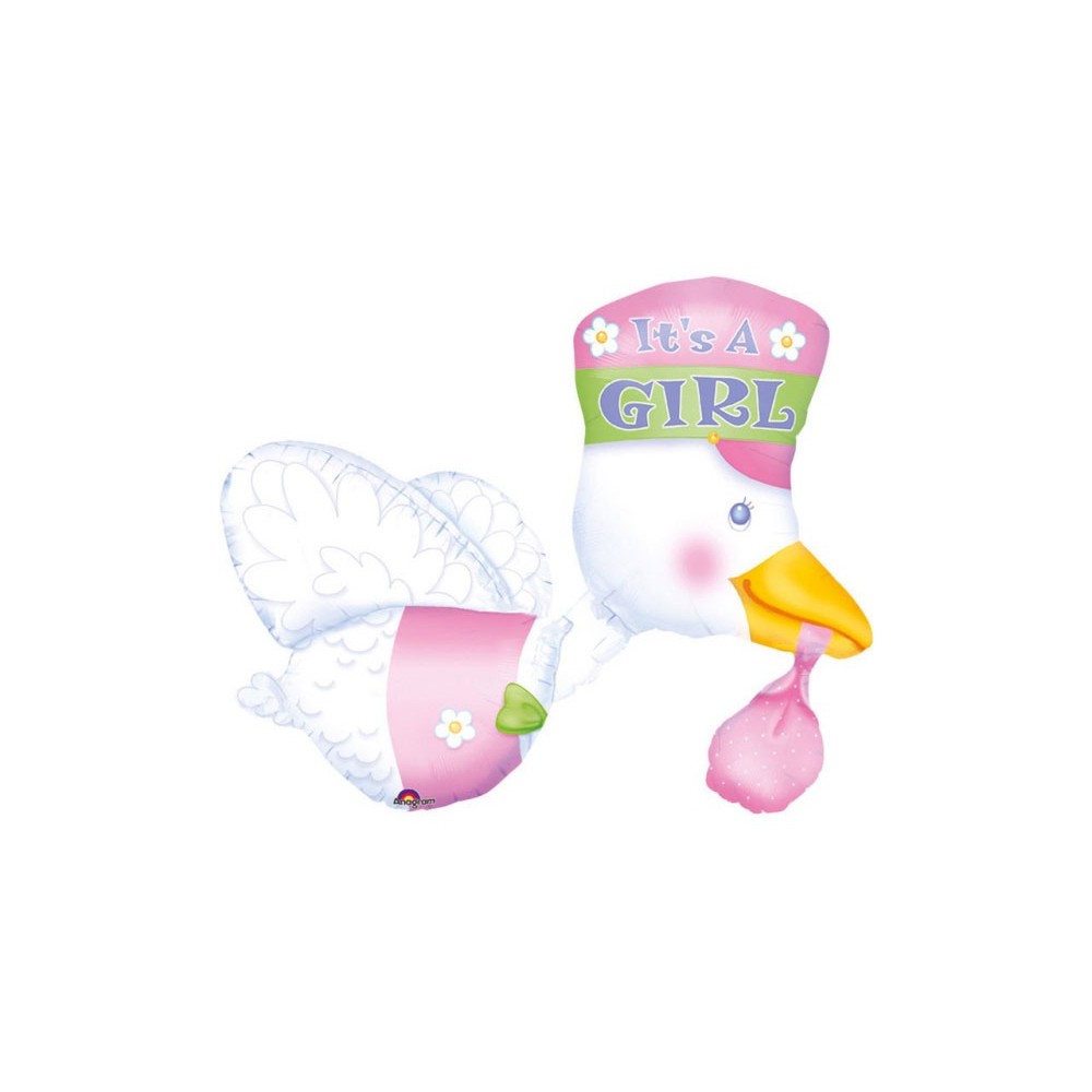 Baby Baby Girl Girl foil balloon 81 cm