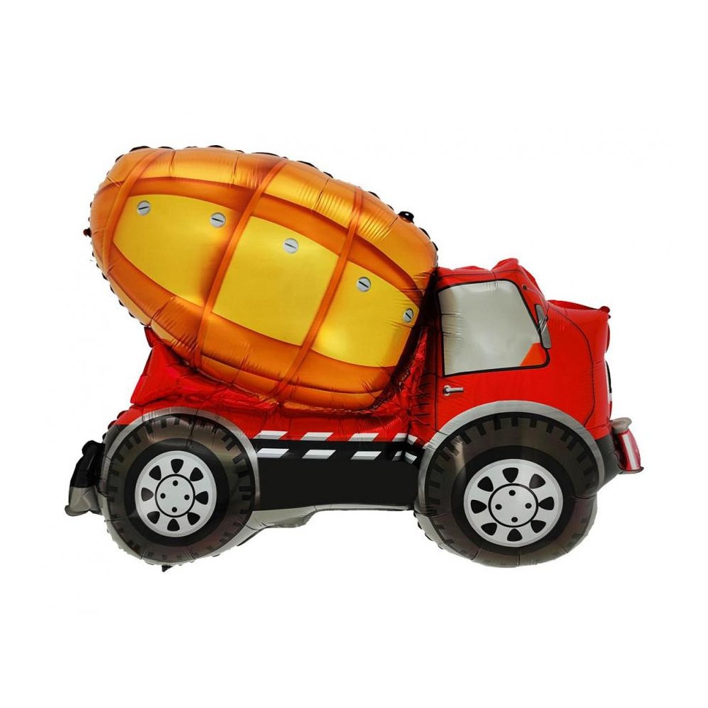 Vehicle Concrete Mixer Foil Balloon 67 cm