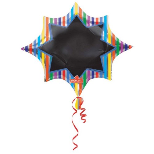 Colour Black Board foil balloon 88 cm