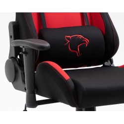 FOTEL GAMINGOWY MATERIAŁOWY F4G FG38 CZERWONY