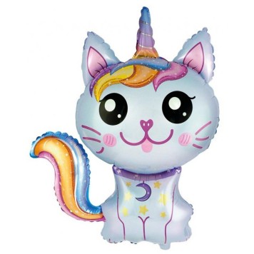 Cat Magic Blue foil balloon 61 cm