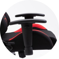 FOTEL GAMINGOWY MATERIAŁOWY F4G FG38 CZERWONY