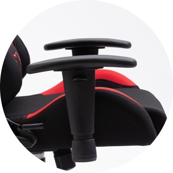 FOTEL GAMINGOWY MATERIAŁOWY F4G FG38 CZERWONY