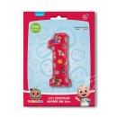 Cocomelon Red Number 1 foil balloon 66 cm