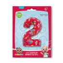 Cocomelon Red Number 2 foil balloon 66 cm