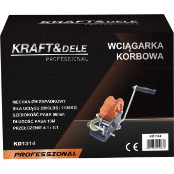 Wciągarka korbowa pasowa 2500Ibs KD1314