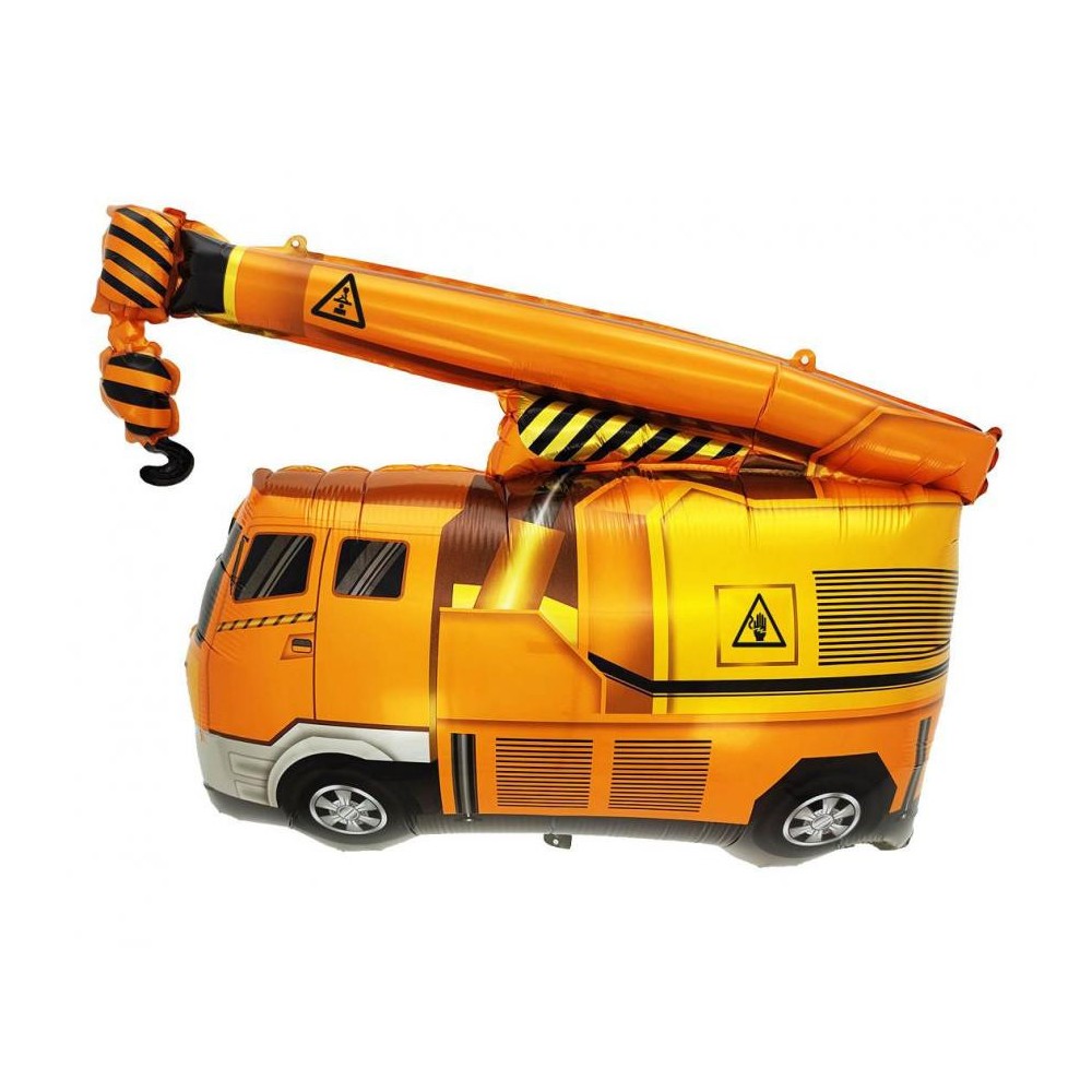 Car Crane Crane Foil Balloon 65 cm