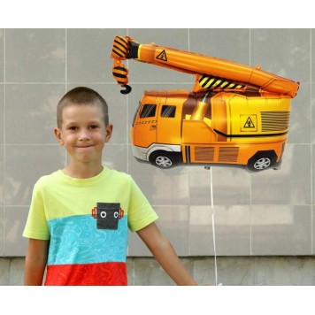 Car Crane Crane Foil Balloon 65 cm