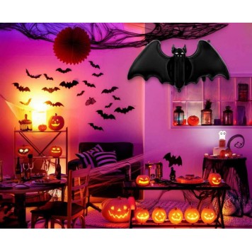 Halloween Black Bat foil balloon 100 cm
