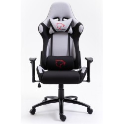 FOTEL GAMINGOWY MATERIAŁOWY F4G FG38 SZARY