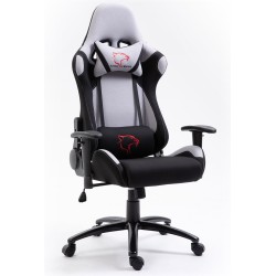 FOTEL GAMINGOWY MATERIAŁOWY F4G FG38 SZARY