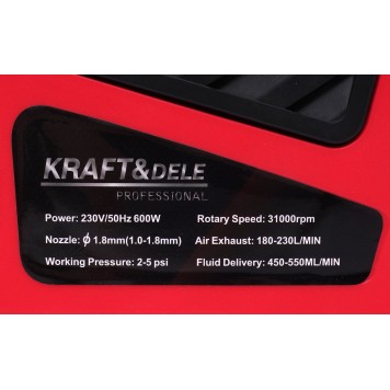 Pistolet natryskowy 600W 1000ml KD1654