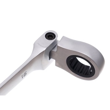 Klucze płasko oczkowe z grzechotką łamane 12el. 8-19mm KD10947