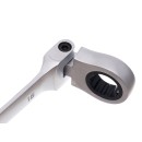 Klucze płasko oczkowe z grzechotką łamane 12el. 8-19mm KD10947