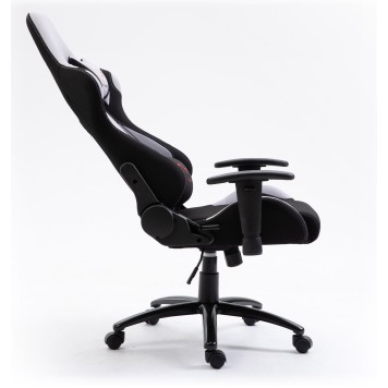 FOTEL GAMINGOWY MATERIAŁOWY F4G FG38 SZARY
