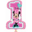 Disney Minnie  Pink First Birthday Foil Balloon 71 cm