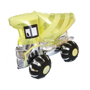Vehicle Trolley 3D Dump Truck Foil Balloon 72 cm