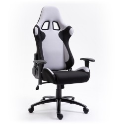 FOTEL GAMINGOWY MATERIAŁOWY F4G FG38 SZARY