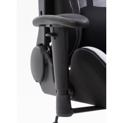 FOTEL GAMINGOWY MATERIAŁOWY F4G FG38 SZARY