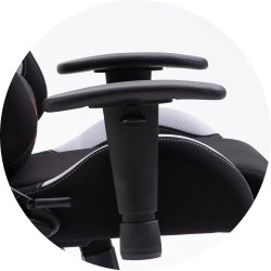 FOTEL GAMINGOWY MATERIAŁOWY F4G FG38 SZARY