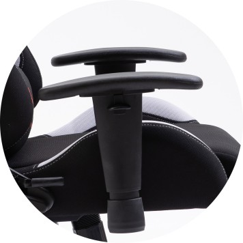 FOTEL GAMINGOWY MATERIAŁOWY F4G FG38 SZARY