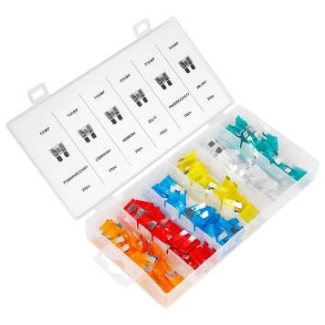 Bezpieczniki samochodowe 120szt. 5-30A KD1300