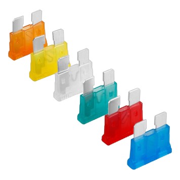 Bezpieczniki samochodowe 120szt. 5-30A KD1300