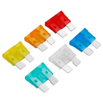 Bezpieczniki samochodowe 120szt. 5-30A KD1300