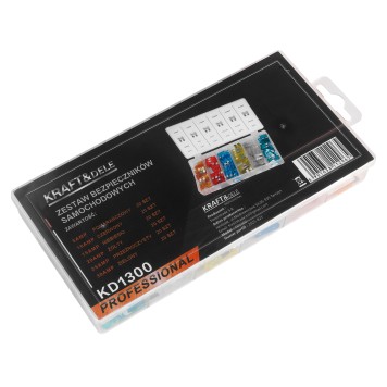 Bezpieczniki samochodowe 120szt. 5-30A KD1300