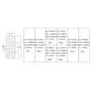 Przelotki gumowe 180szt. KD10485