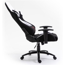 FOTEL GAMINGOWY MATERIAŁOWY F4G FG38 BIAŁY
