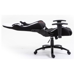 FOTEL GAMINGOWY MATERIAŁOWY F4G FG38 BIAŁY