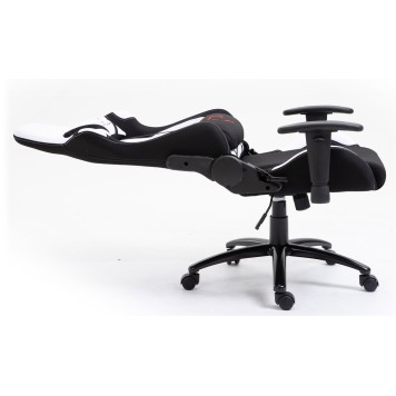 FOTEL GAMINGOWY MATERIAŁOWY F4G FG38 BIAŁY