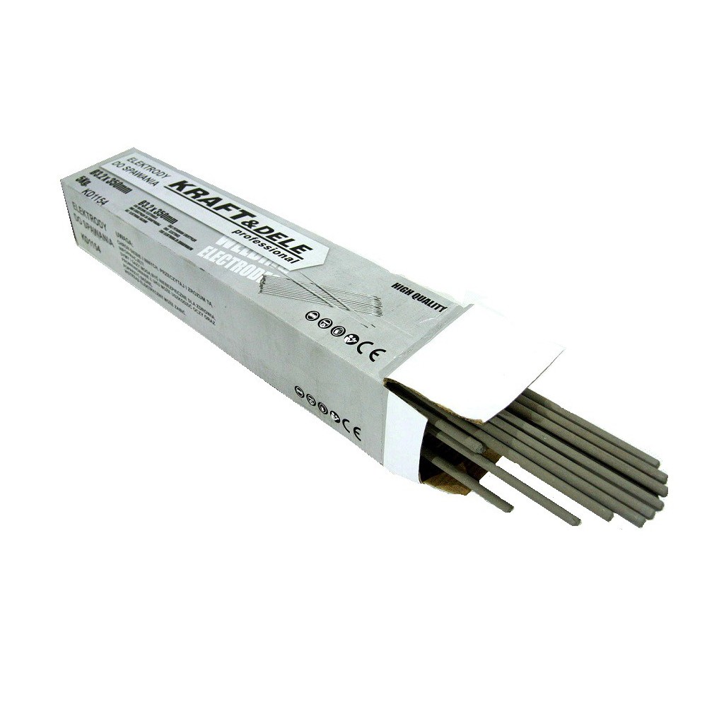 Elektrody spawalnicze 2,5mm x 300mm rutylowe 5kg KD1153