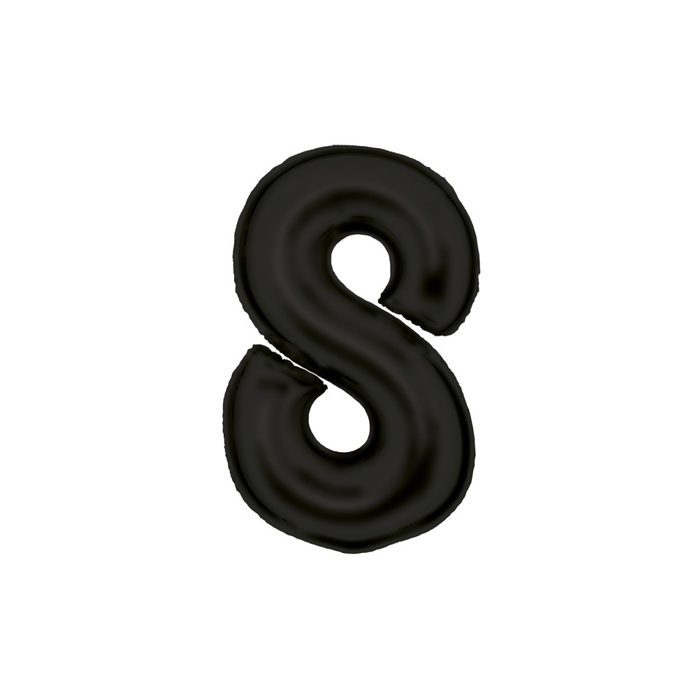 Number Lustre Black, Black Number 8 Foil Balloon 86 cm