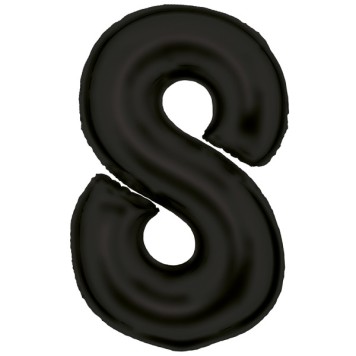 Number Lustre Black, Black Number 8 Foil Balloon 86 cm