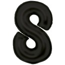 Number Lustre Black, Black Number 8 Foil Balloon 86 cm