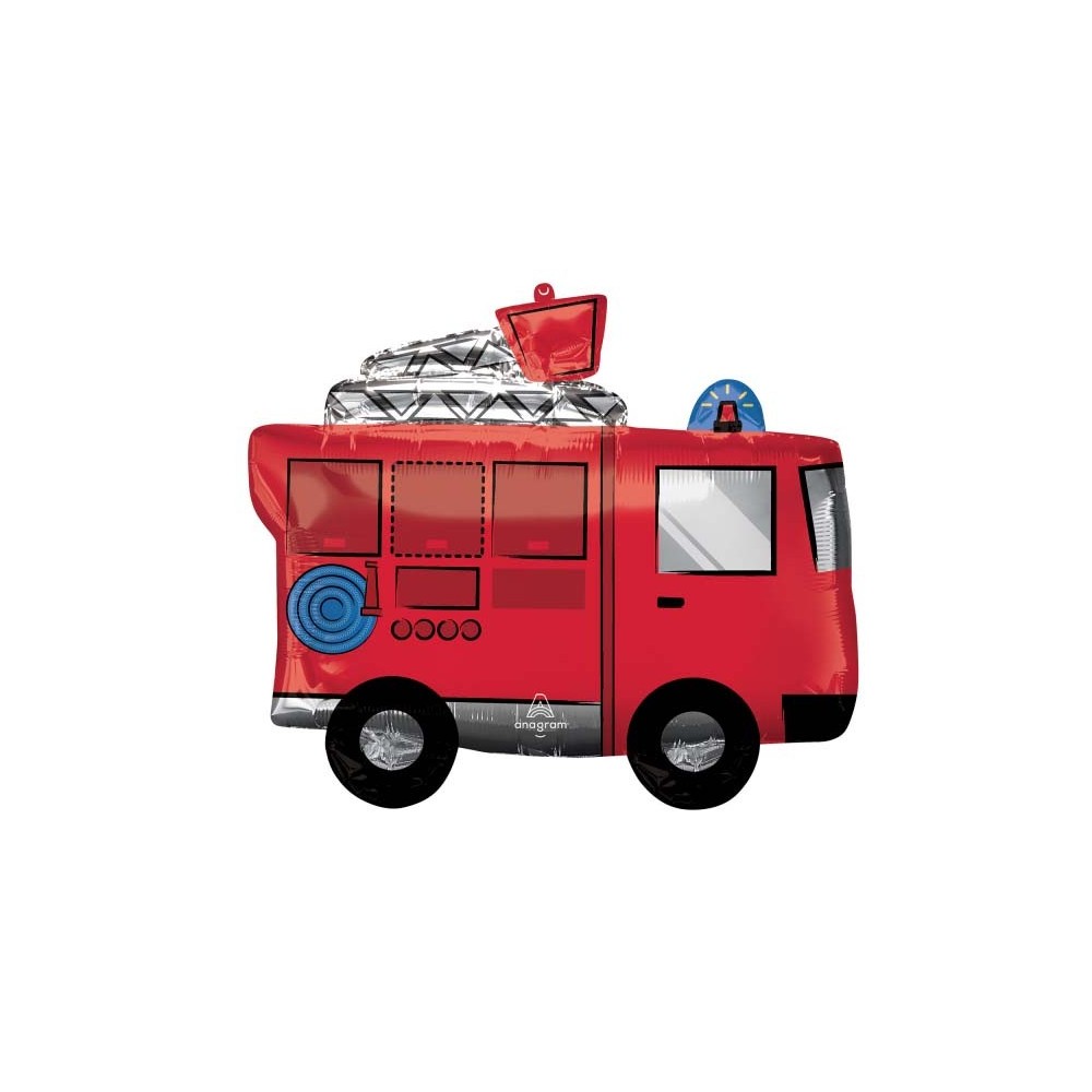 Fire Truck Fire Truck, foil balloon 66 cm