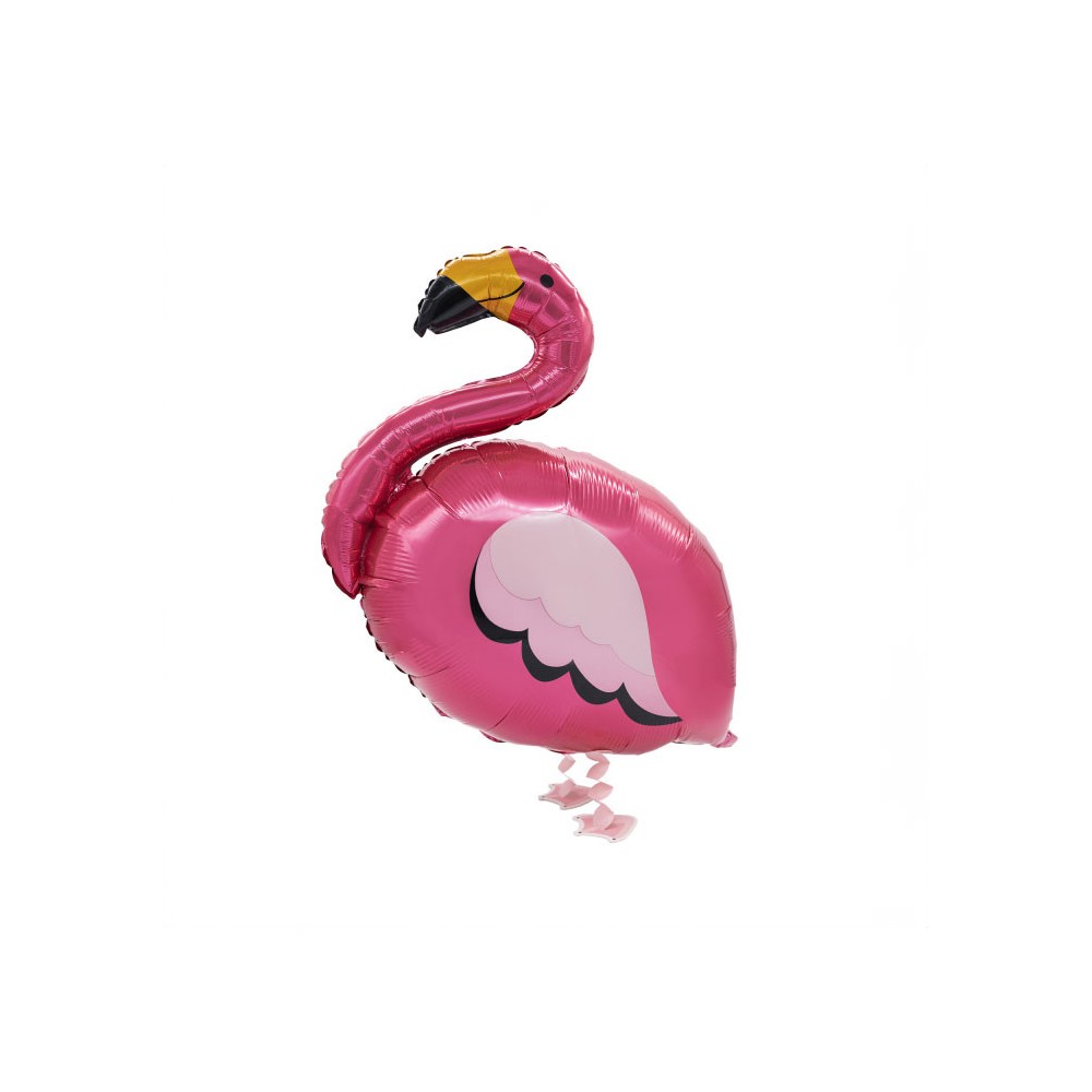 Flamingo Pink walking foil balloon 83 cm