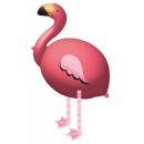 Flamingo Pink walking foil balloon 83 cm