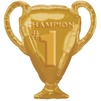 Sport Gold Trophy Gold Trophy Foil Balloon 71 cm