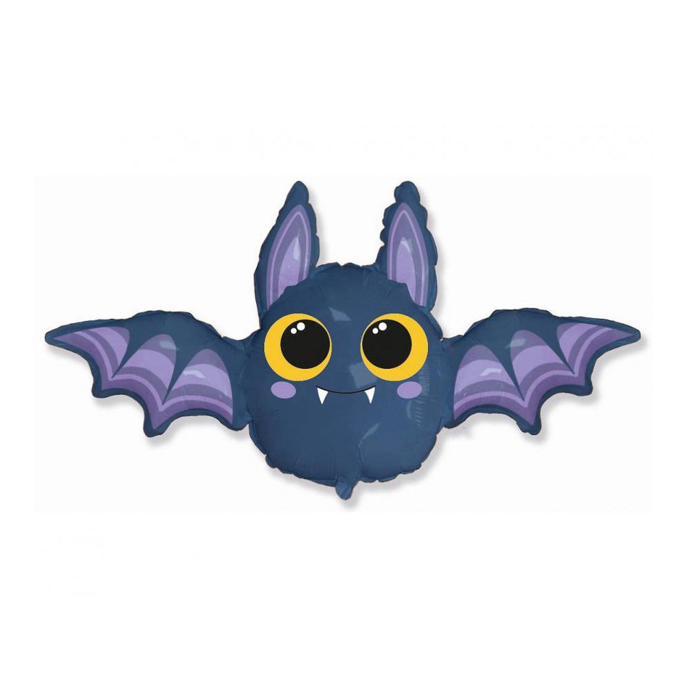 Halloween Scare Bat foil balloon 113 cm (WP)