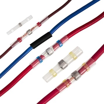 Koszulki rurki termokurczliwe z cyną 100szt. KD10490