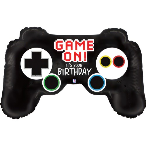 Happy Birthday Controller Happy Birthday foil balloon 81 cm