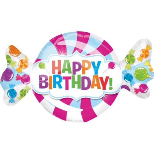 Happy Birthday Happy Birthday foil balloon 101 cm