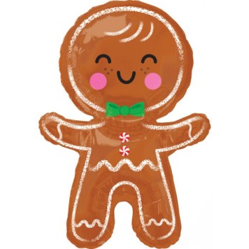 Happy Gingerbread Man Happy Gingerbread Man, foil balloon 78 cm