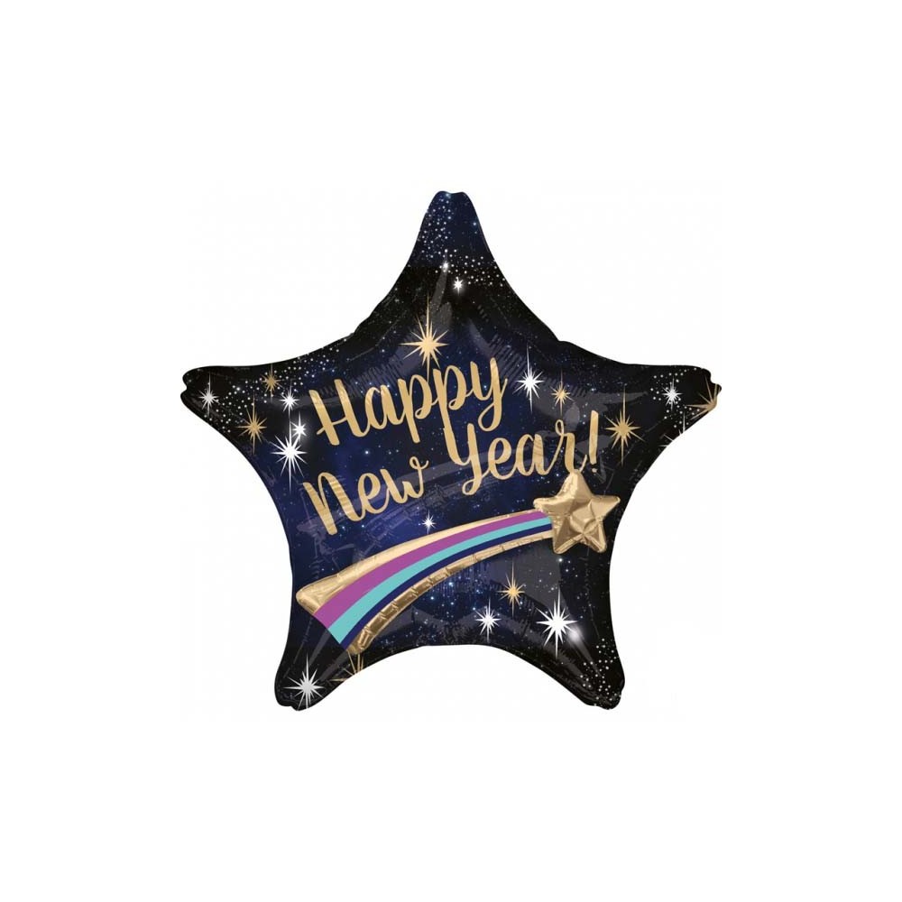 Happy New Year Happy New Year foil balloon 71 cm