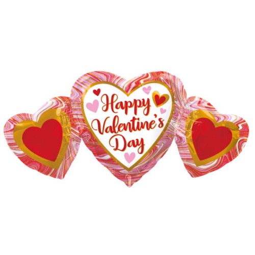 Love Happy Valentine's Day foil balloon 86 cm